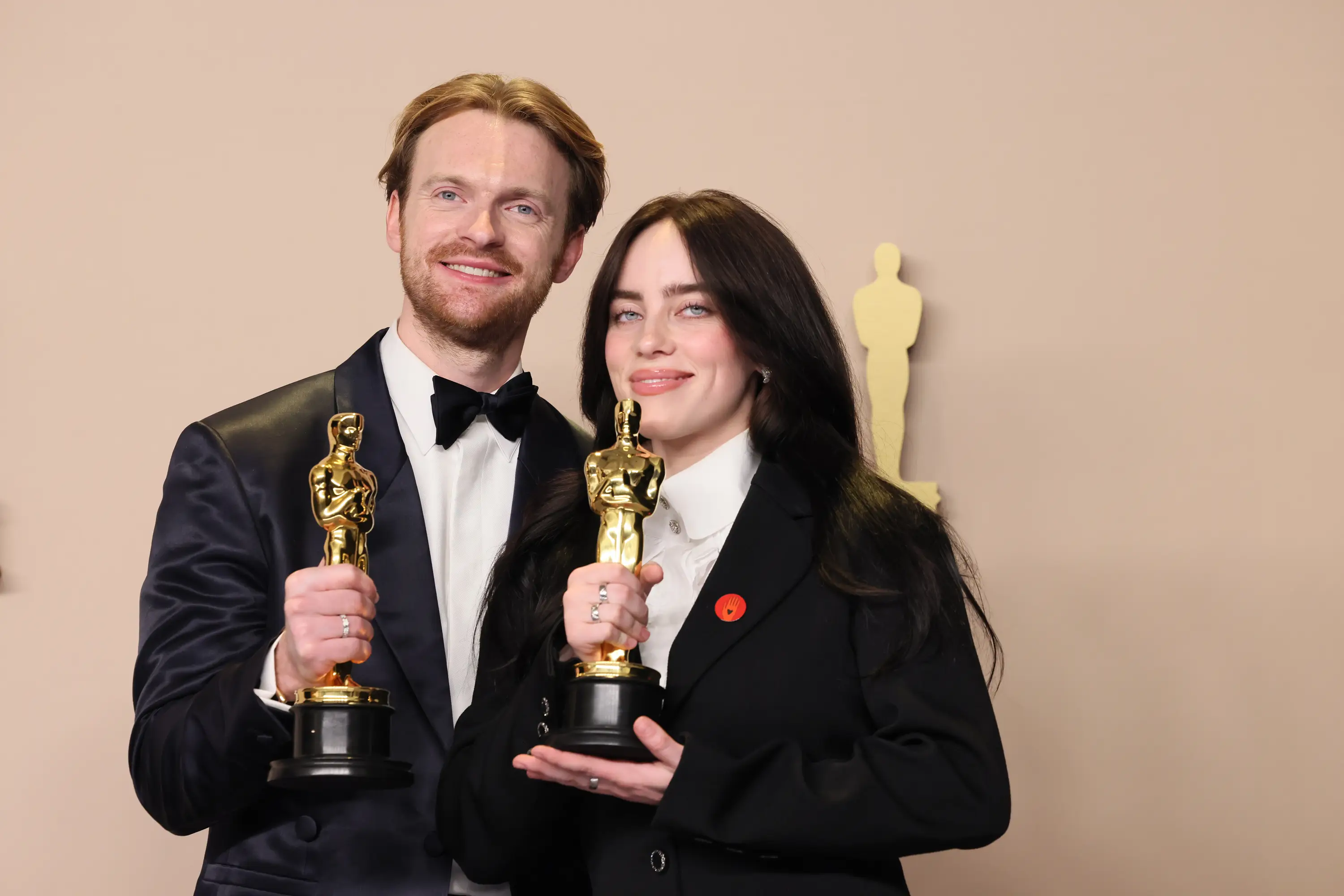 Billie Eilish and Finneas O'Connell also won Oscars for their song in the Barbie movie (Rodin Eckenroth/Getty Images)