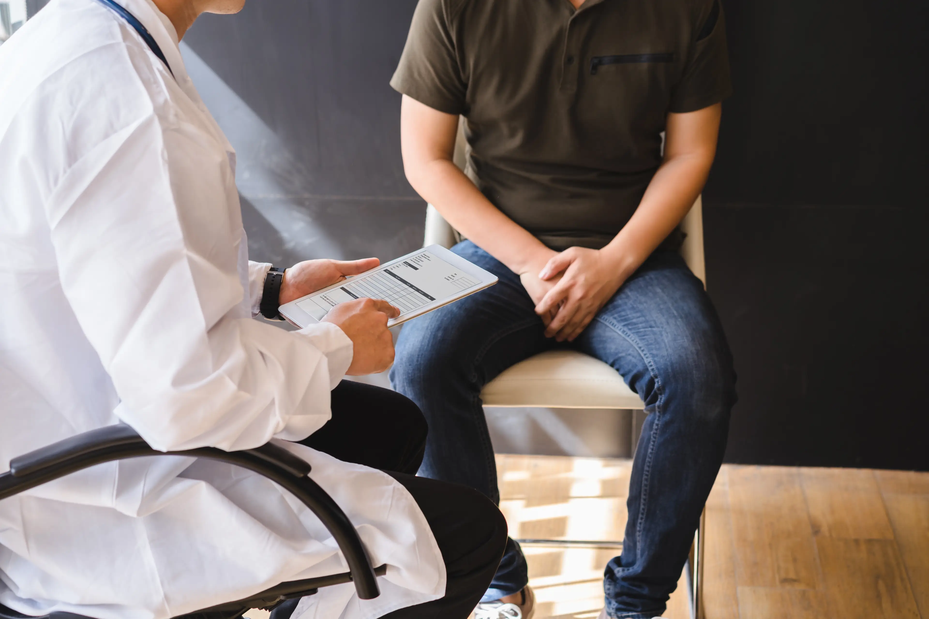 It's important that you go see a doctor if you find a firm, painless lump (Getty Stock)