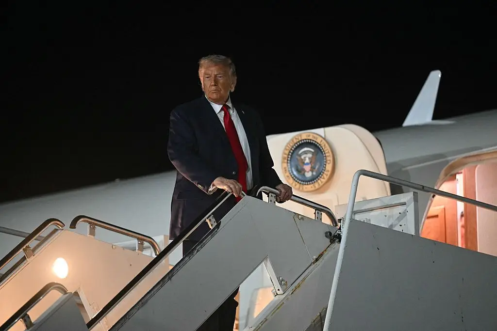 Trump made a similar comment during the New Year (Photo by SAUL LOEB / AFP via Getty Images)