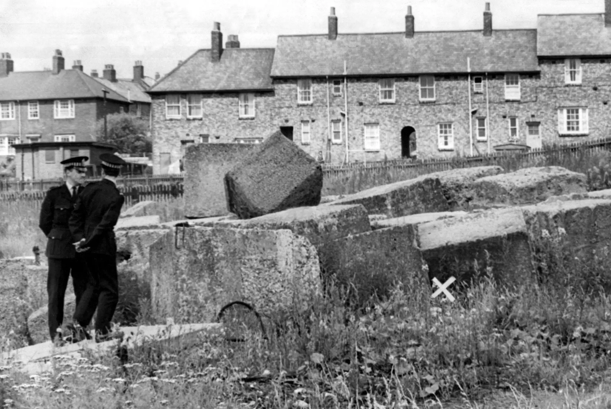 The site in Newcastle where Brian Howe was found. (Mirrorpix via Getty Images)