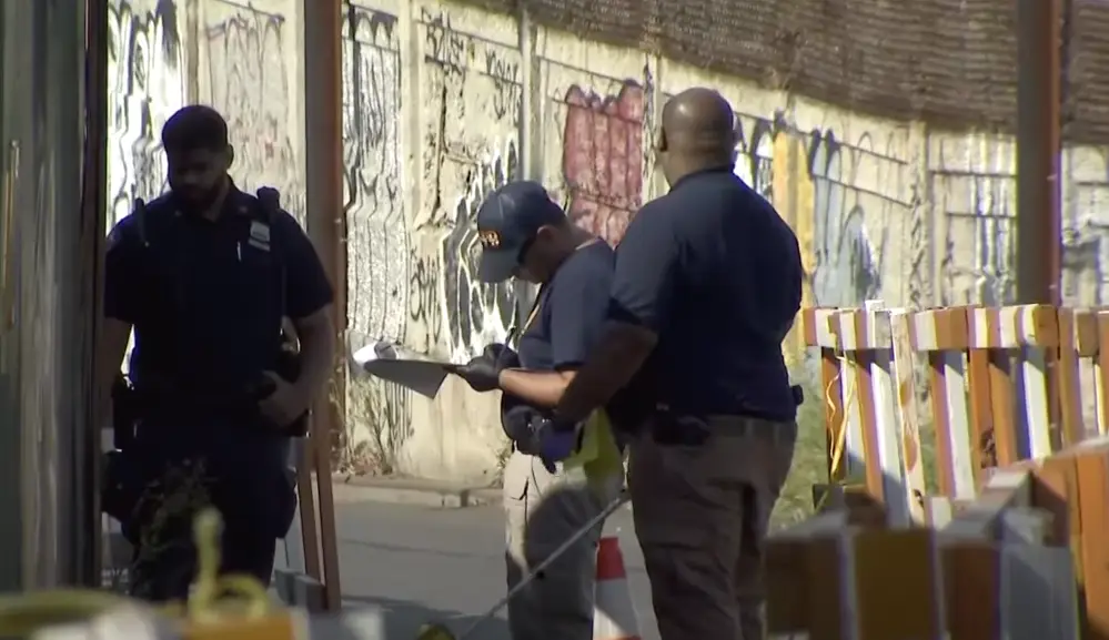 Local residents spoke about the 'scary' neighbourhood.