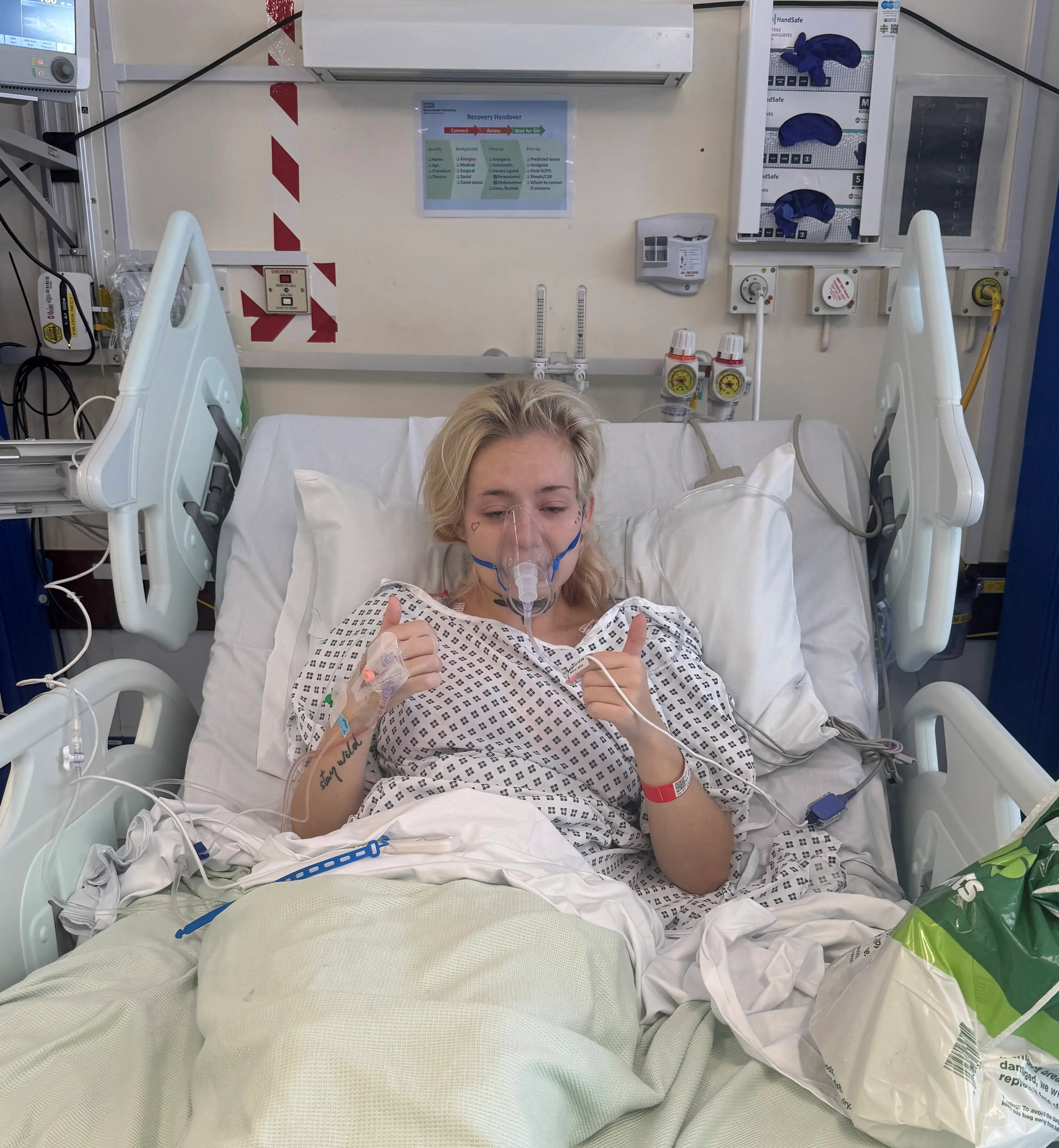 The 22-year-old finished chemo in February 2026 (SWNS)