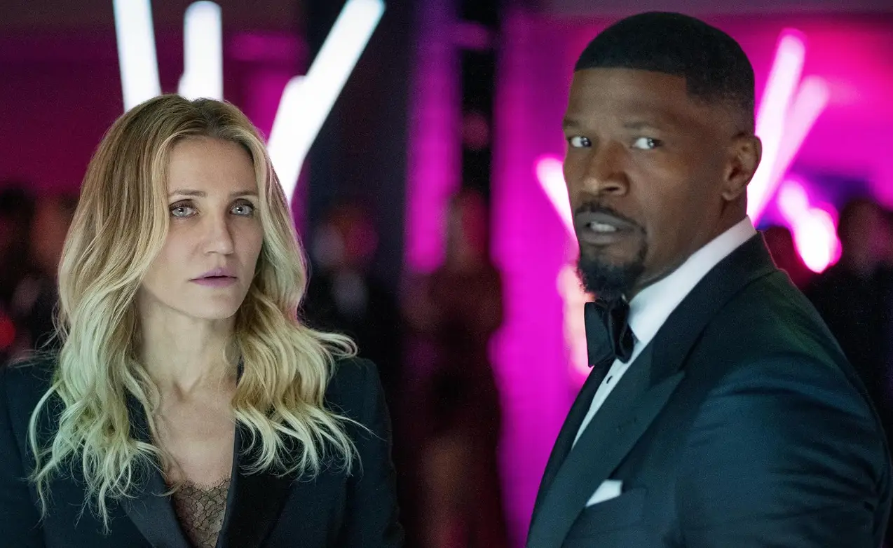 Jamie Foxx was filming Netflix movie 'Back in Action' at the time (Netflix) 