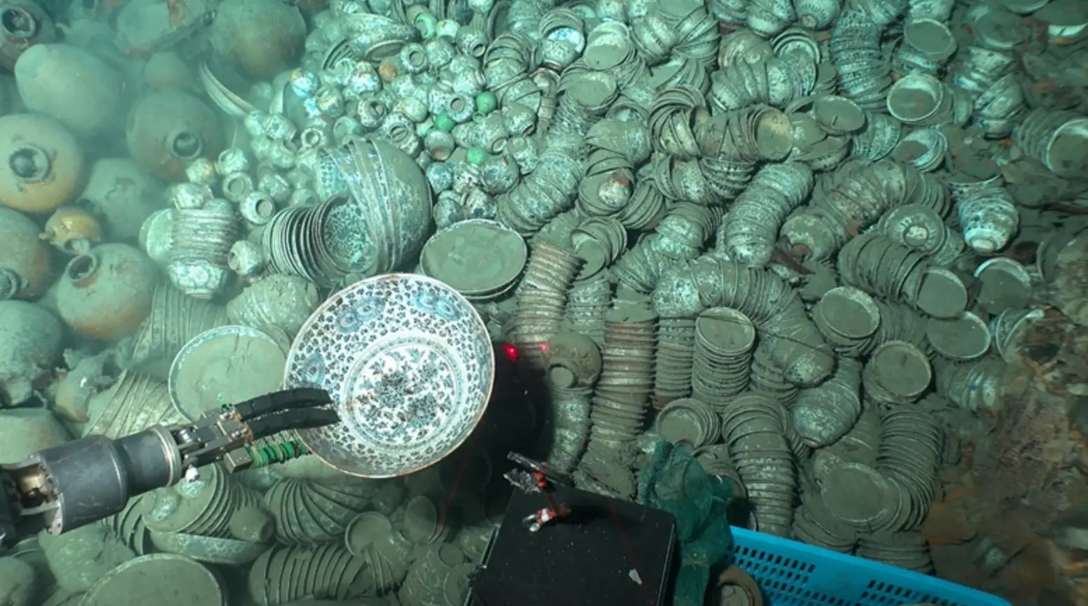 The shipwrecks date back thousands of years. (National Cultural Heritage Administration)