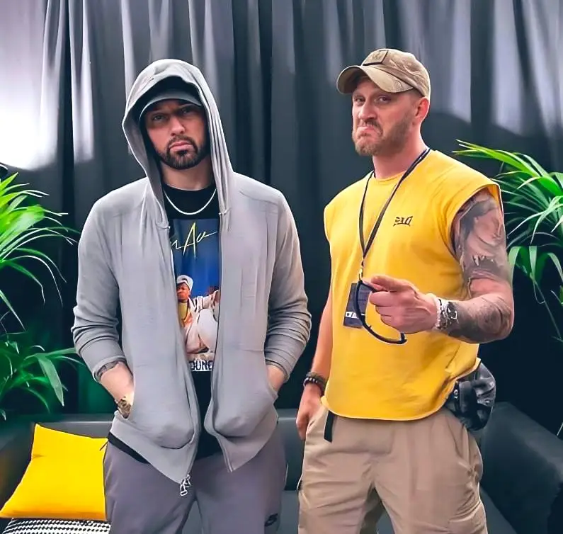 Eminem and Tom Hardy once met backstage at one of his concerts (Instagram/@tomhardy)
