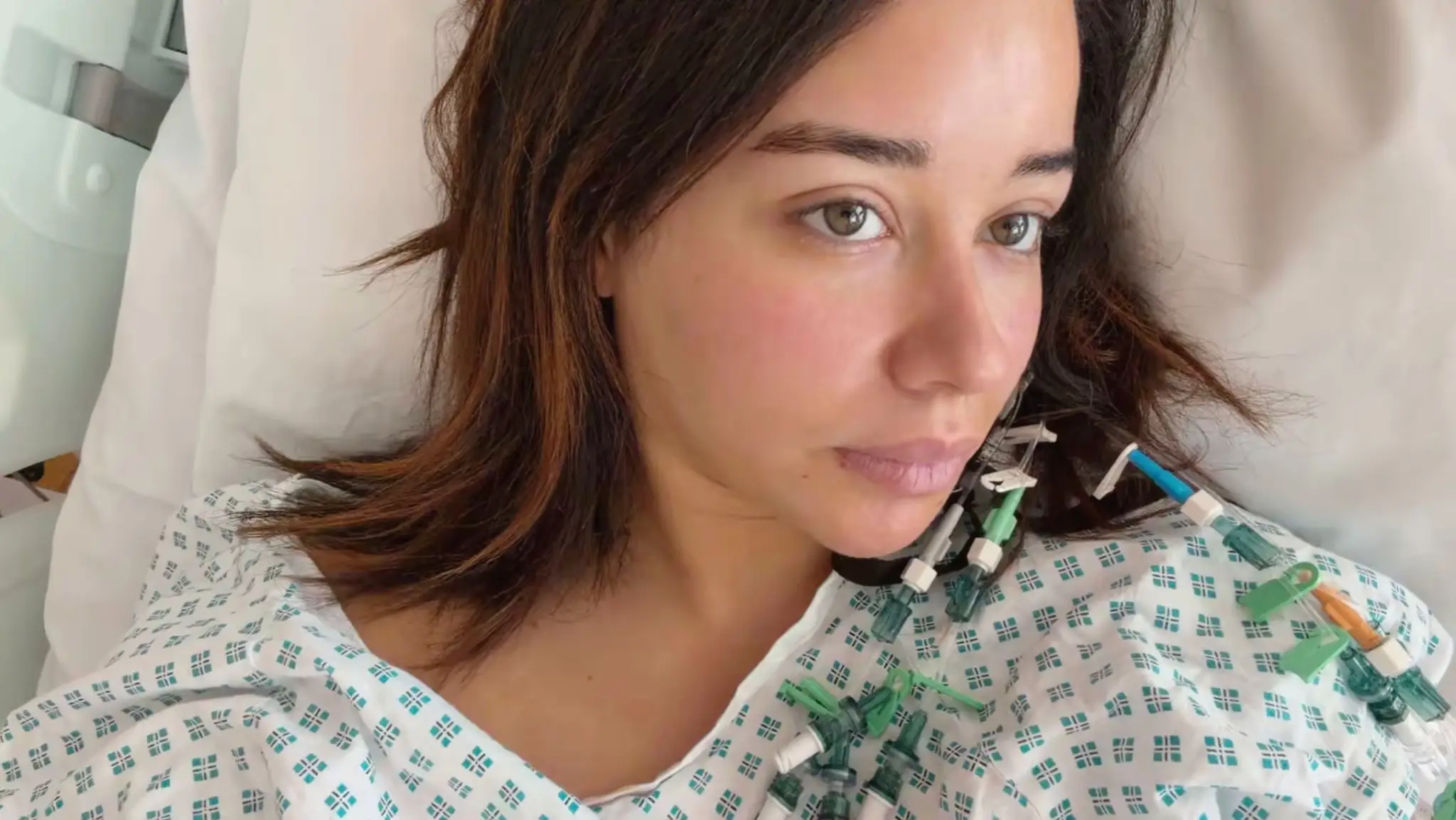 Jess found out in October 2025 that she had a neuroendocrine tumor of the colon (Supplied)