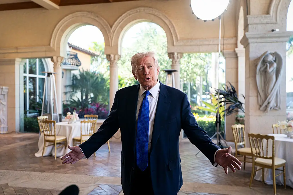 Donald Trump often conducts the business of state from Mar-a-Lago (Al Drago/Getty Images)