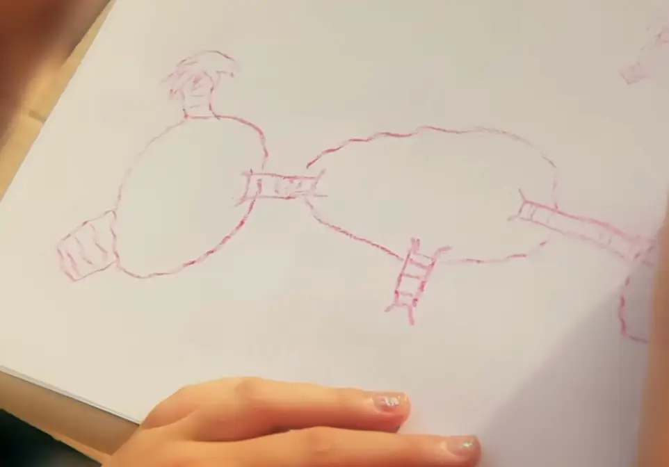 Ahna's drawings seemed to match up with an actual civilization (YouTube/ LMN)