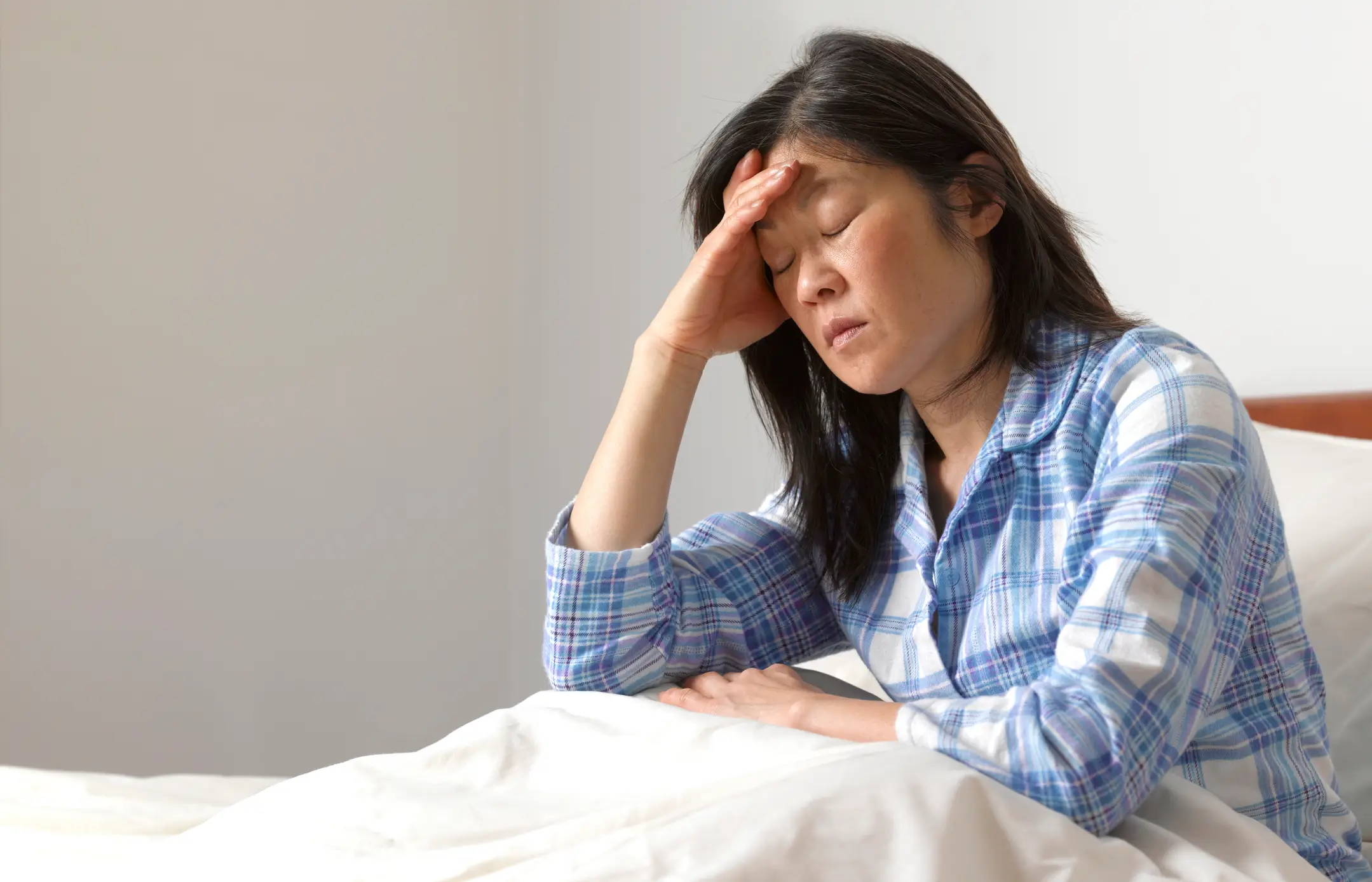 A severe, sudden headache could be a cause for concern (Getty stock images)