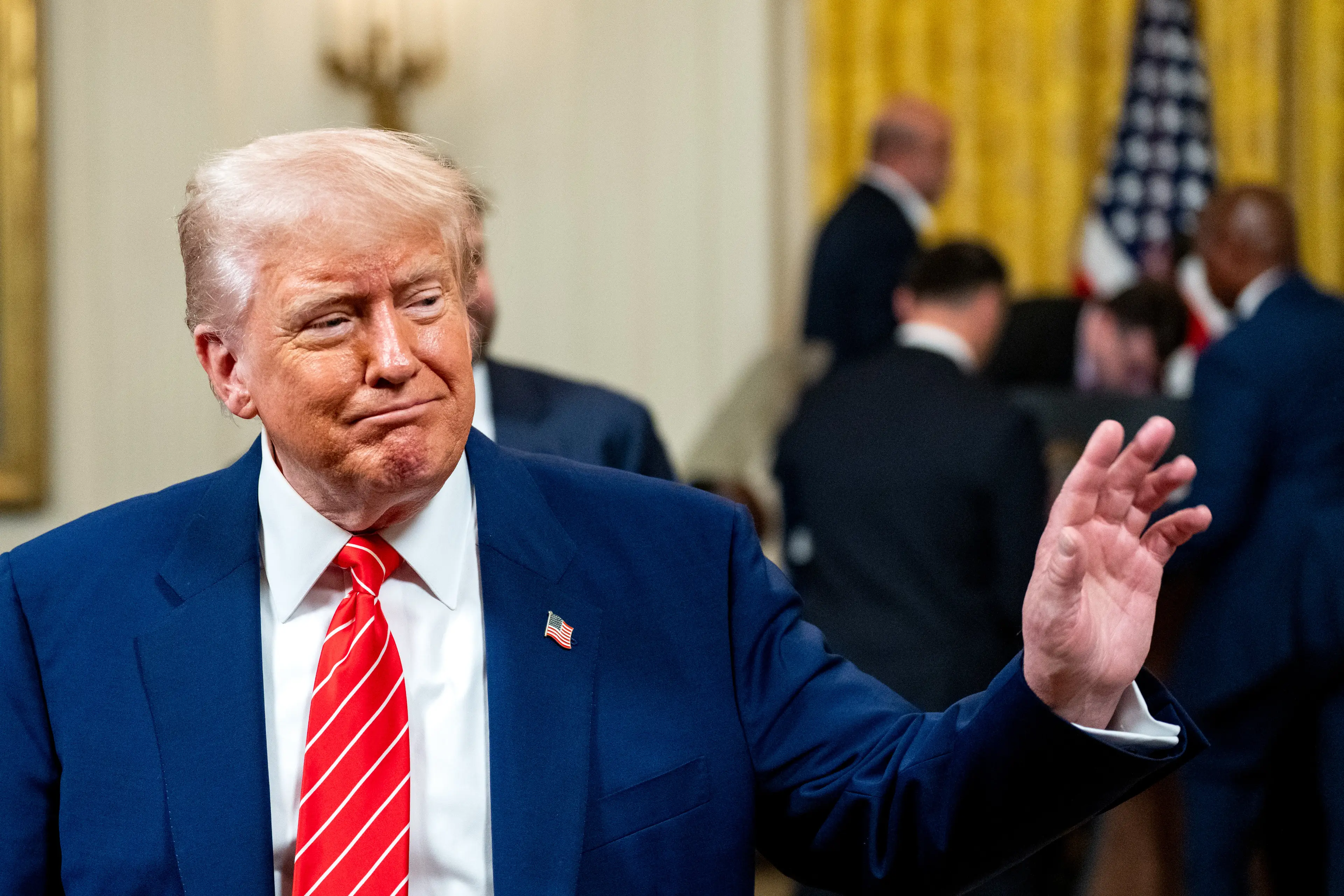 Trump has previously addressed drug prices in the US (Bonnie Cash/UPI/Bloomberg via Getty Images)