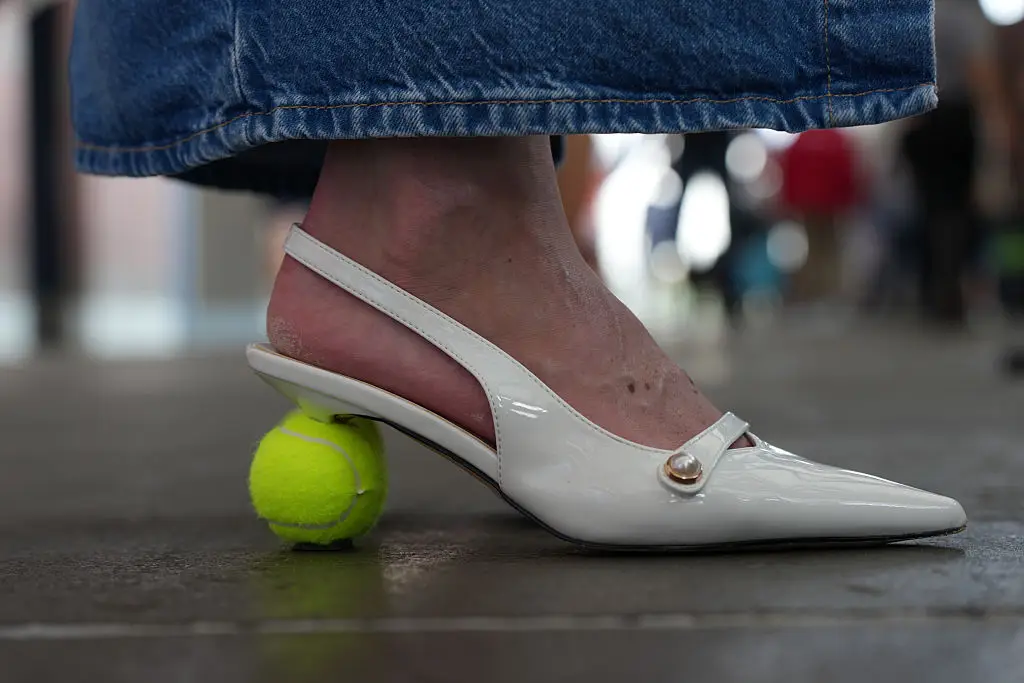 A simple tennis ball can help ease muscle tension during long flights (Erick W. Rasco/Sports Illustrated/Getty Images)