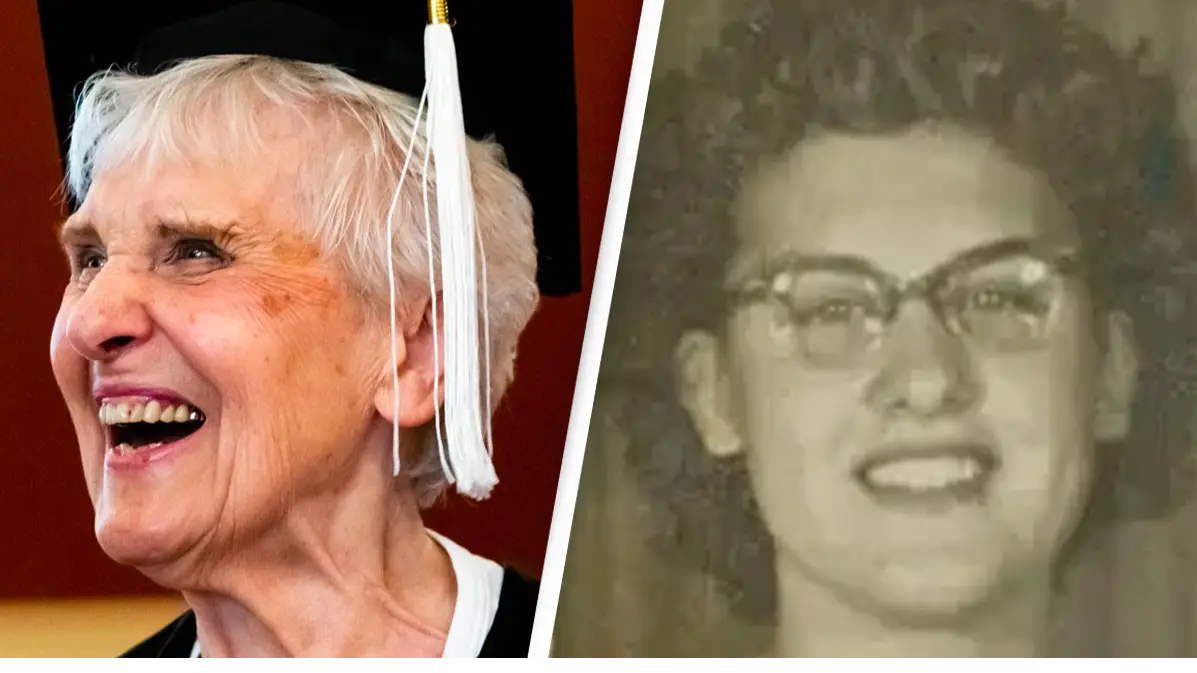 Great grandmother, 90, graduates from university 71 years after starting college