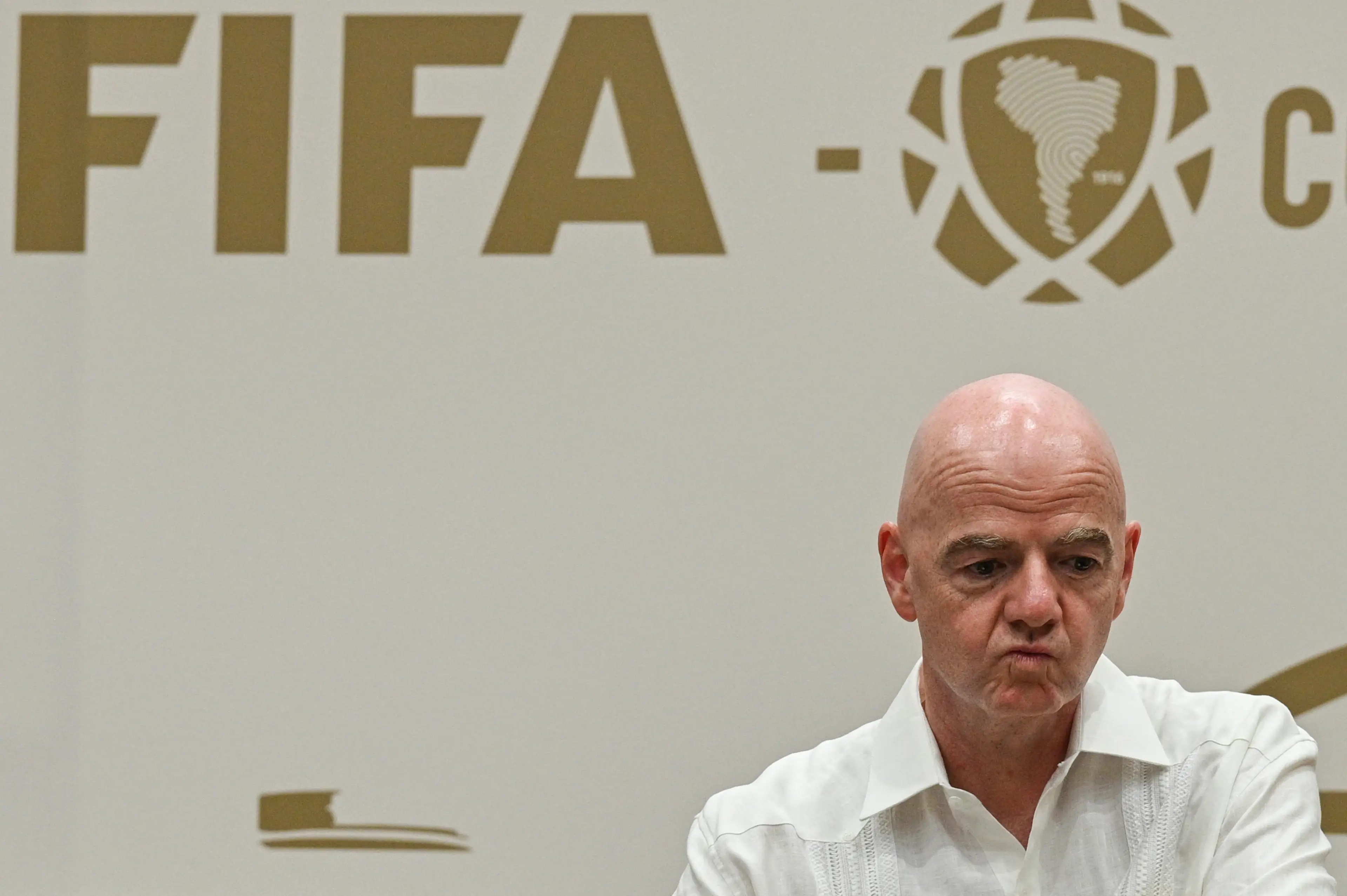 Infantino has sought to reassure people about the World Cup (David SALAZAR/AFP via Getty Images)
