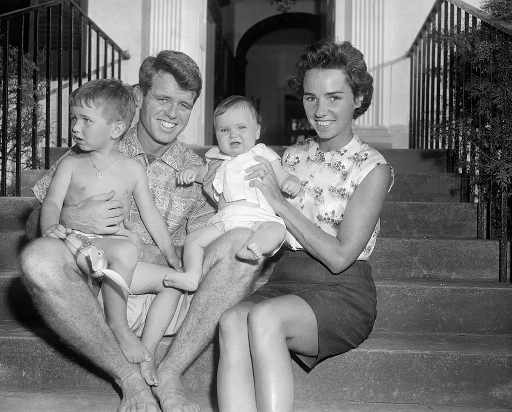 RFK and Ethel Kennedy with their children (Getty Images)