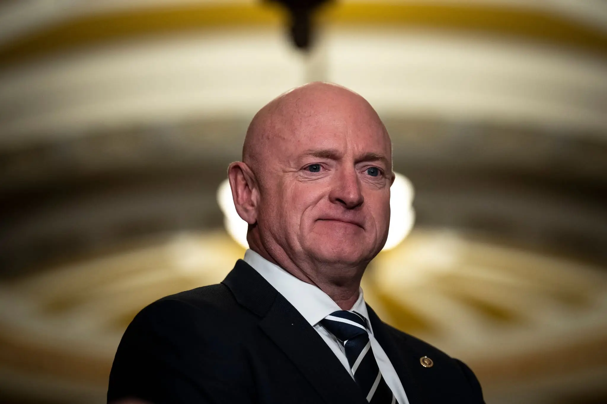 Mark Kelly had some strong words for Elon Musk (Drew Angerer/Getty Images)