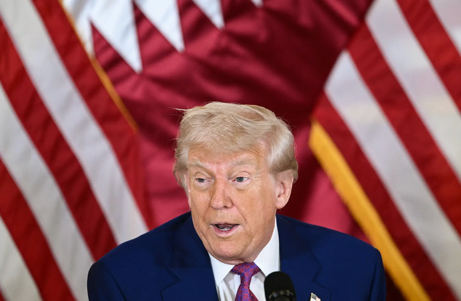 Trump has slammed Springsteen and Harris (BRENDAN SMIALOWSKI/AFP via Getty Images)