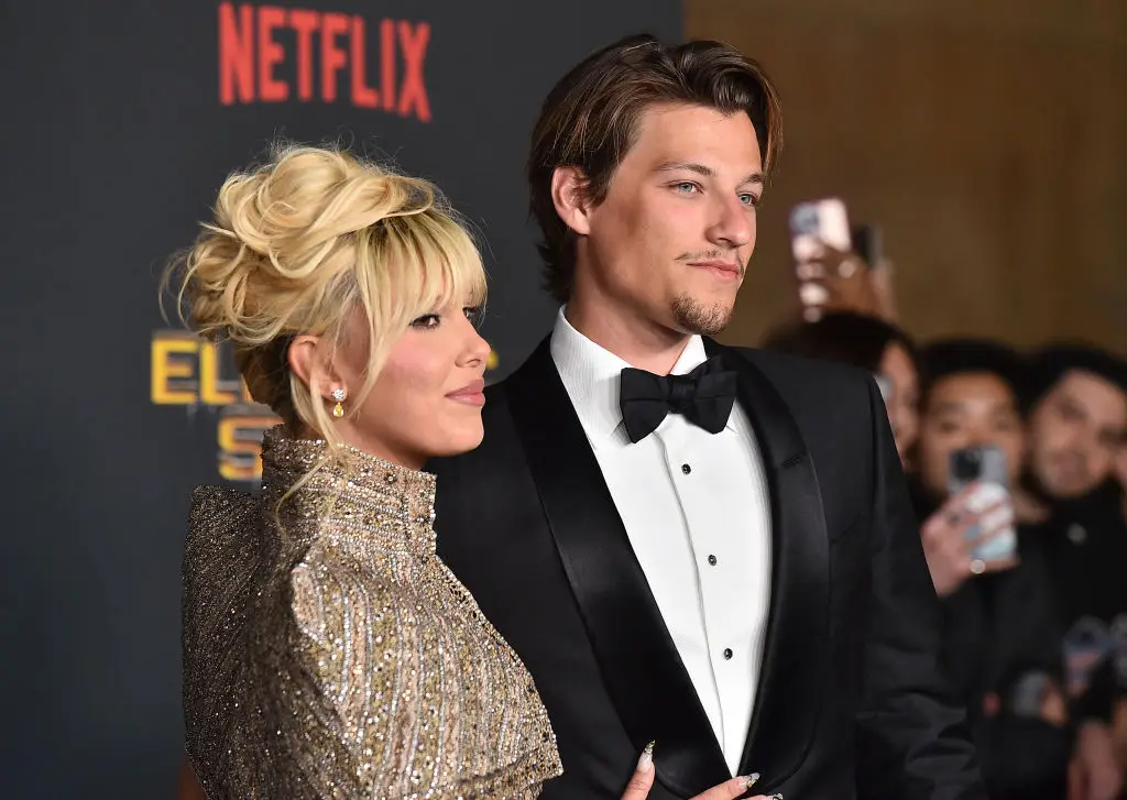The couple welcomed their first child last year (Photo by LISA O'CONNOR/AFP via Getty Images)