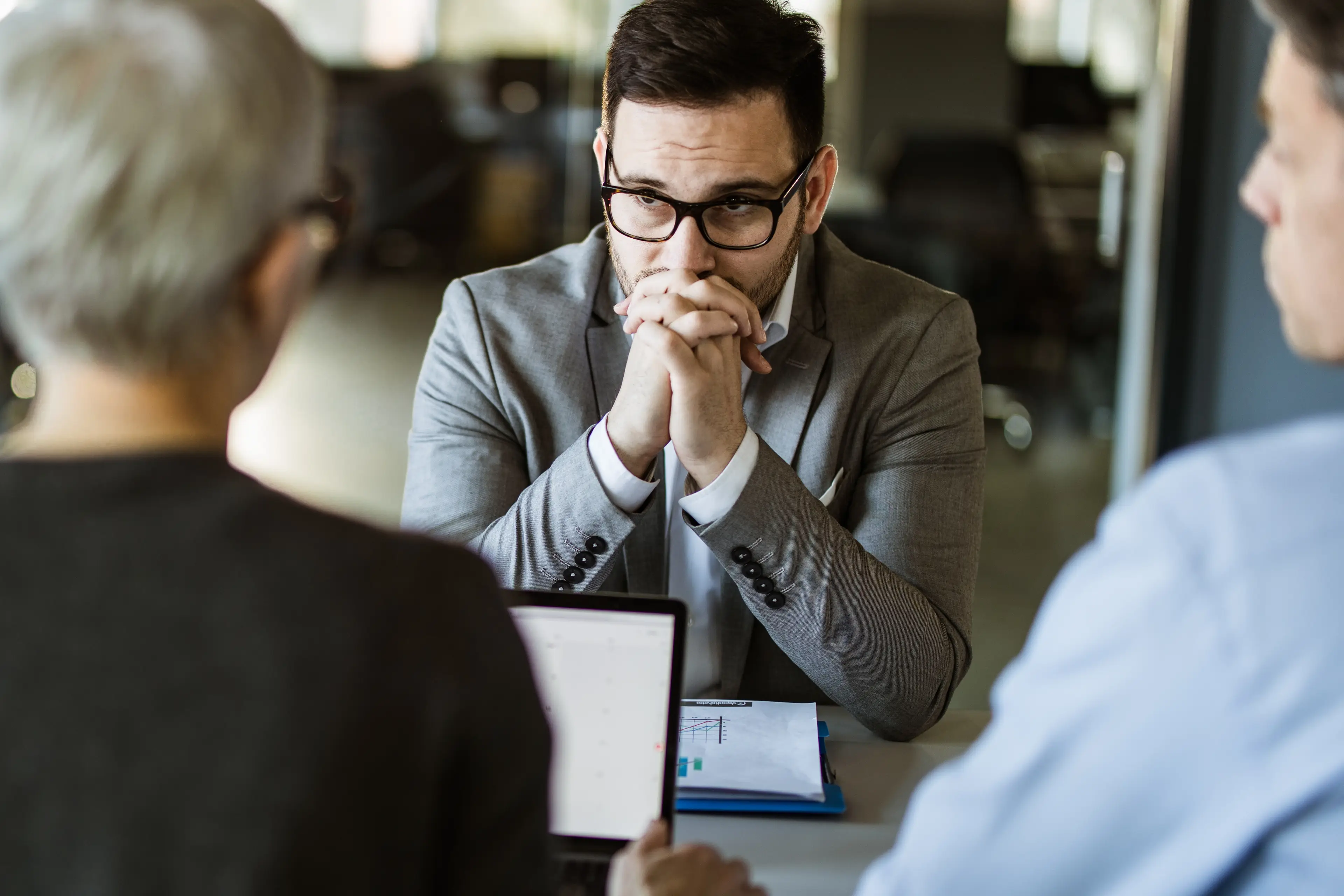 Job interviews can be nerve-wracking at the best of times (Getty Stock Image)