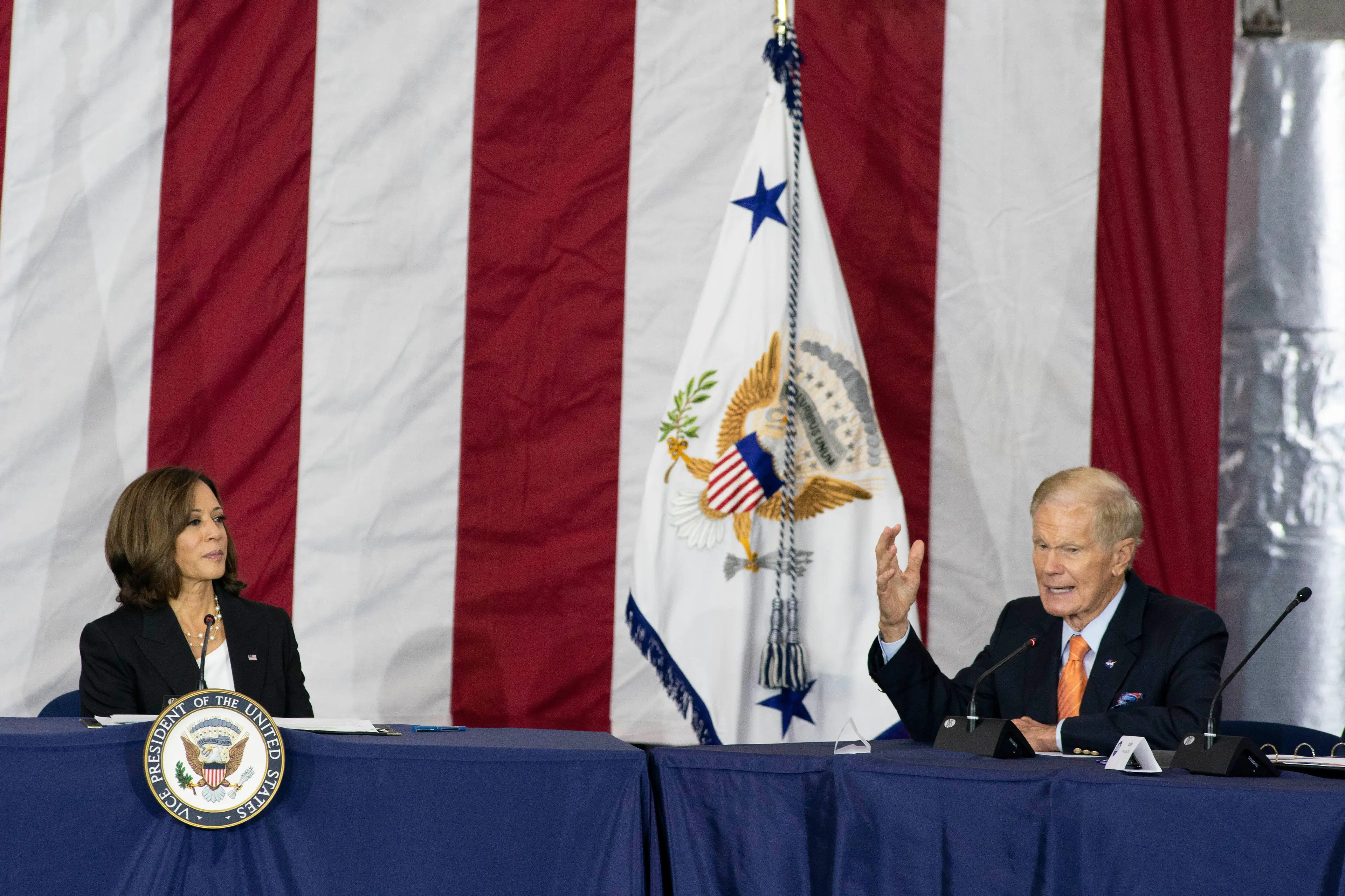 NASA chief Bill Nelson warned that China could establish a base on the moon and claim a chunk of it.