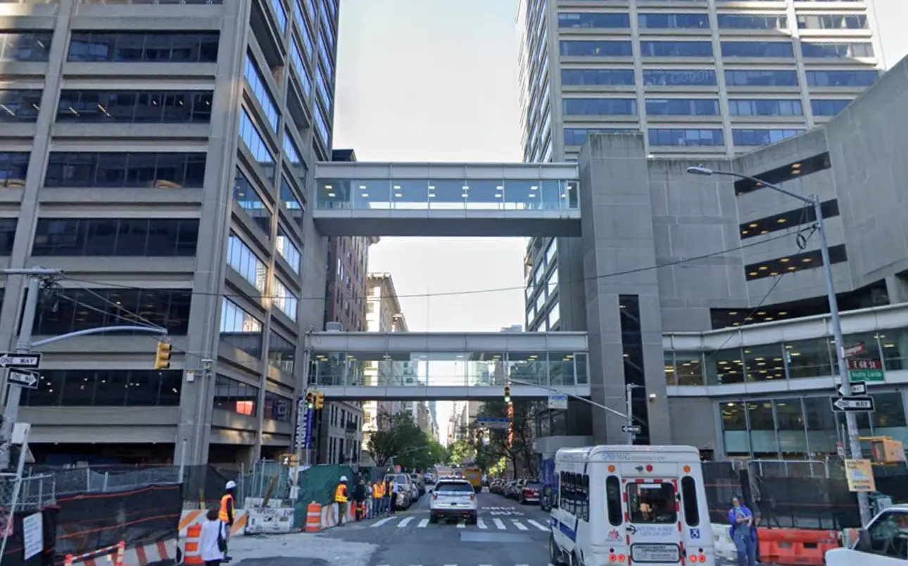 The professor is from Hunter College (Google Maps) 