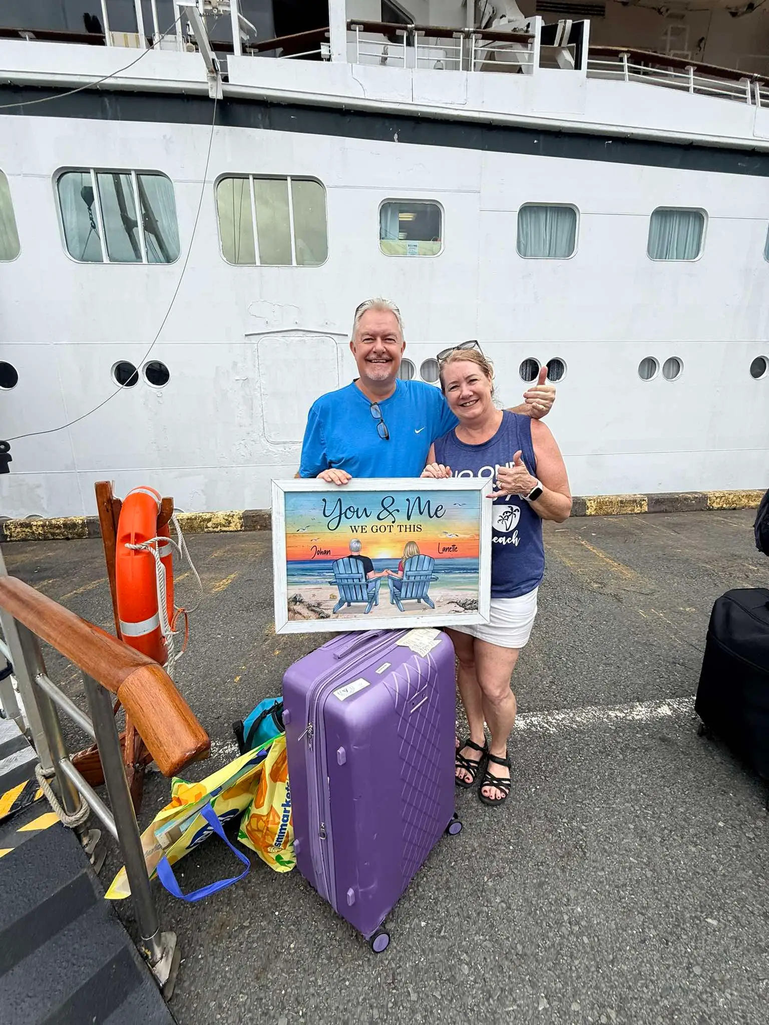 The couple have now disembarked the cruise after two years. (Living Life on a Cruise)
