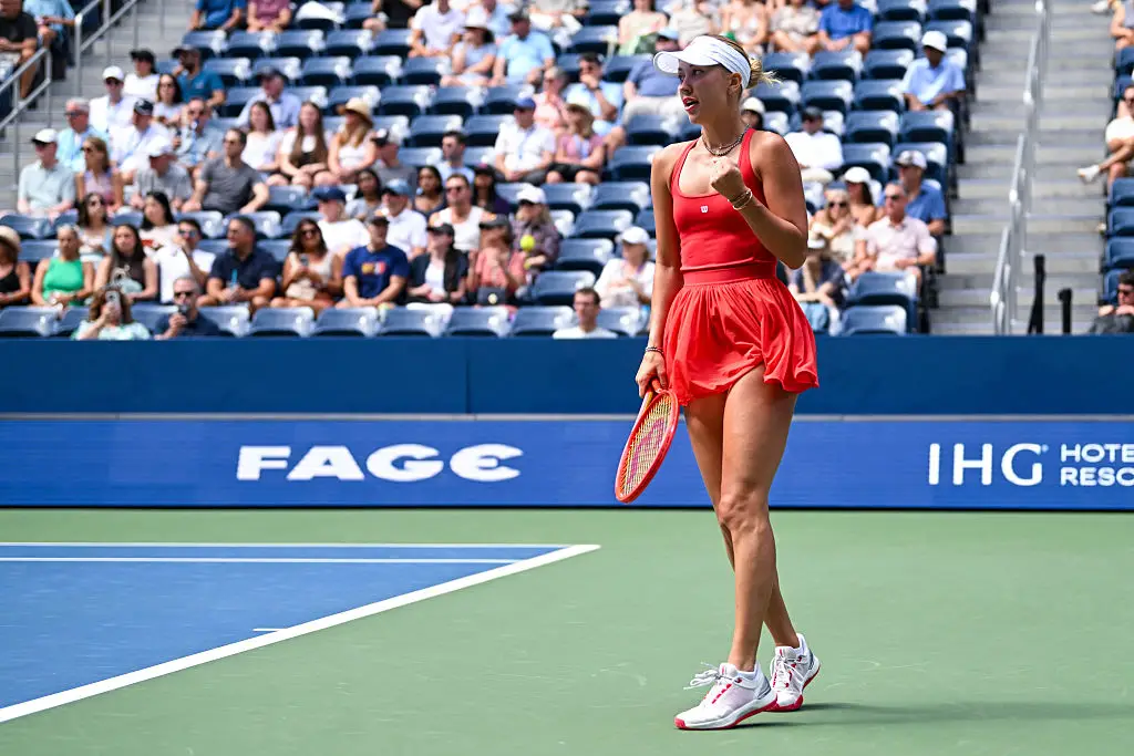 The tennis star has defended herself on Instagram. (Mike Lawrence/USTA via Getty Images)