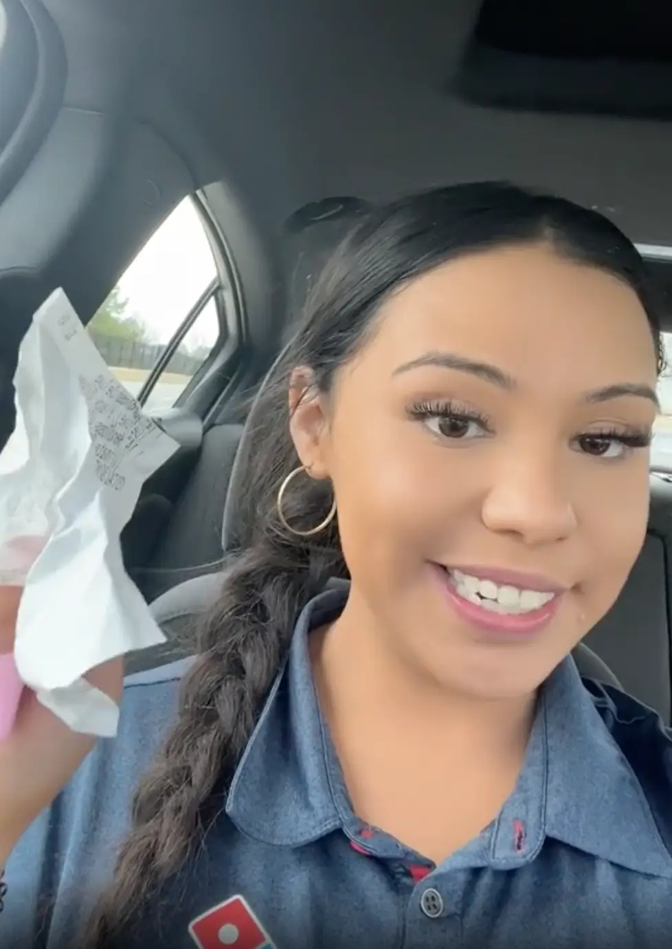 Her average tip worked out a $6.58 per delivery.