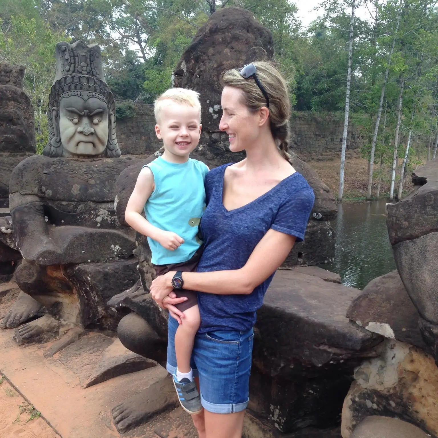 A young Cooper with his mom (Facebook/Jessica Owen)