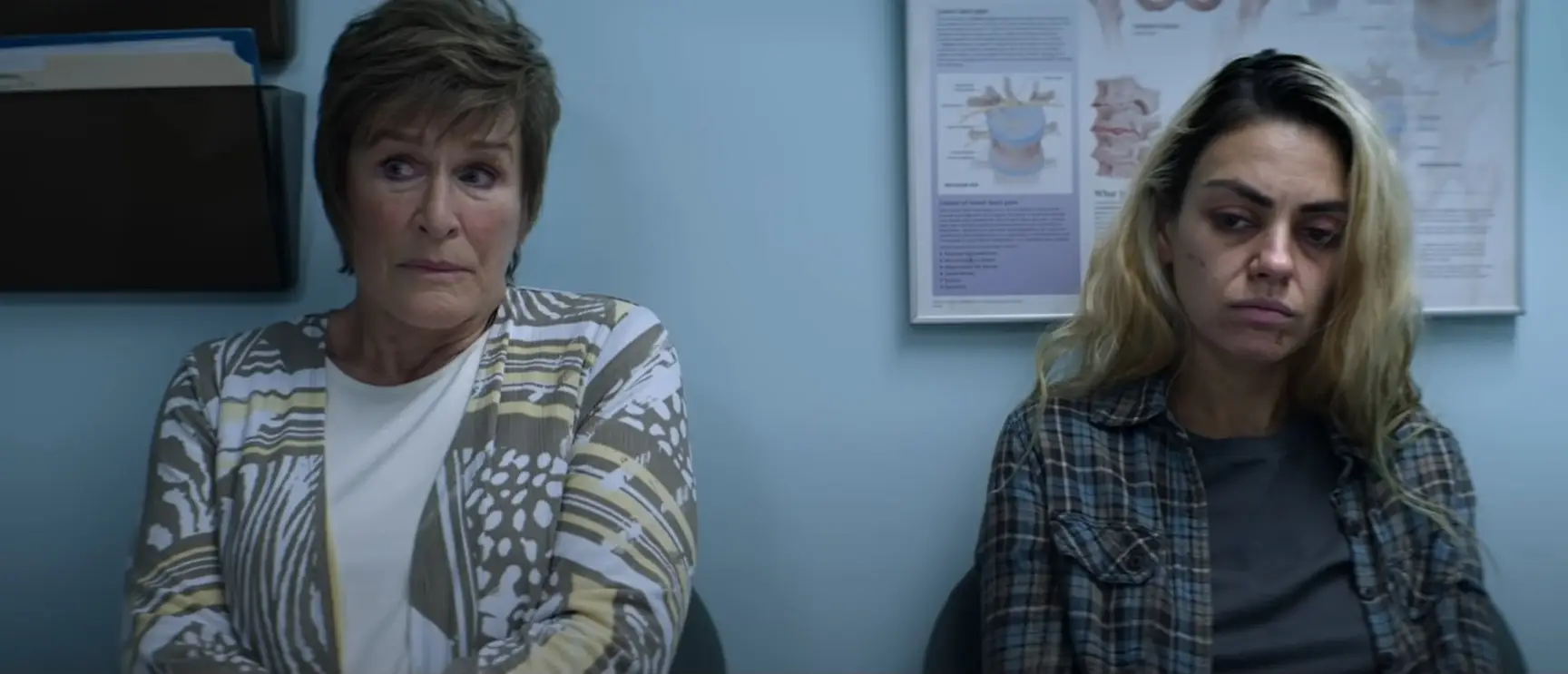 Glenn Close and Mila Kunis star as mother and daughter in 'Four Good Days'.