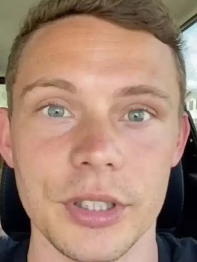 A TikToker claims you can only swallow 2-3 times before your body forces you to stop (TikTok/ @jessebeharrell) 