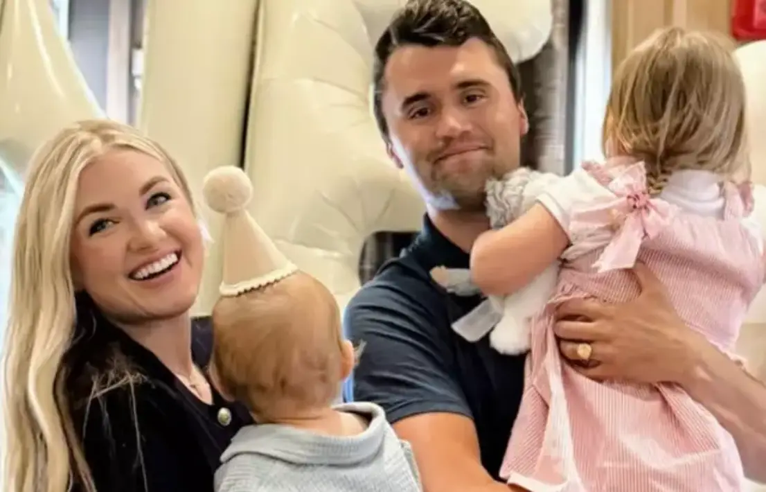 Erika Kirk complained she didn't even get to kiss Charlie before he left the home for the day (Instagram/mrserikakirk)