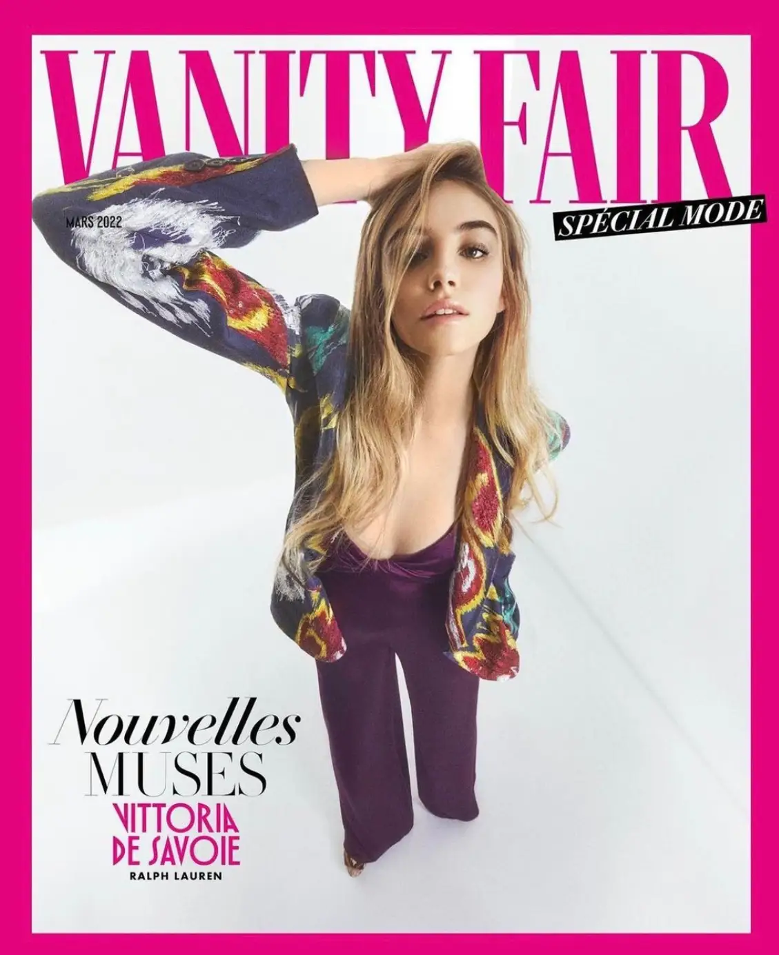 The Italian Princess has modelled for Vanity Fair.