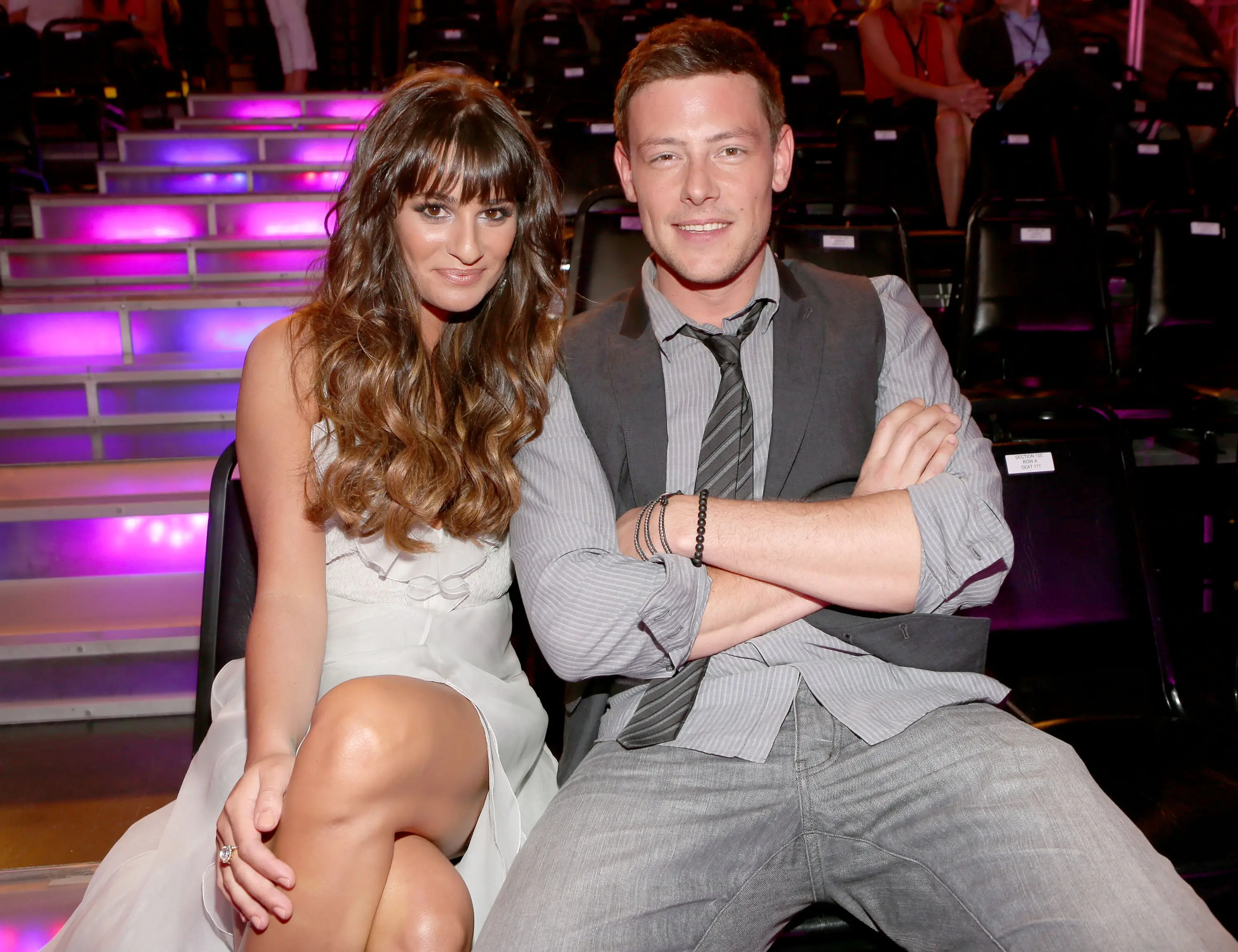 Lea Michele and Cory Monteith were dating when he died in 2013 (Christopher Polk/Getty Images for VH1)