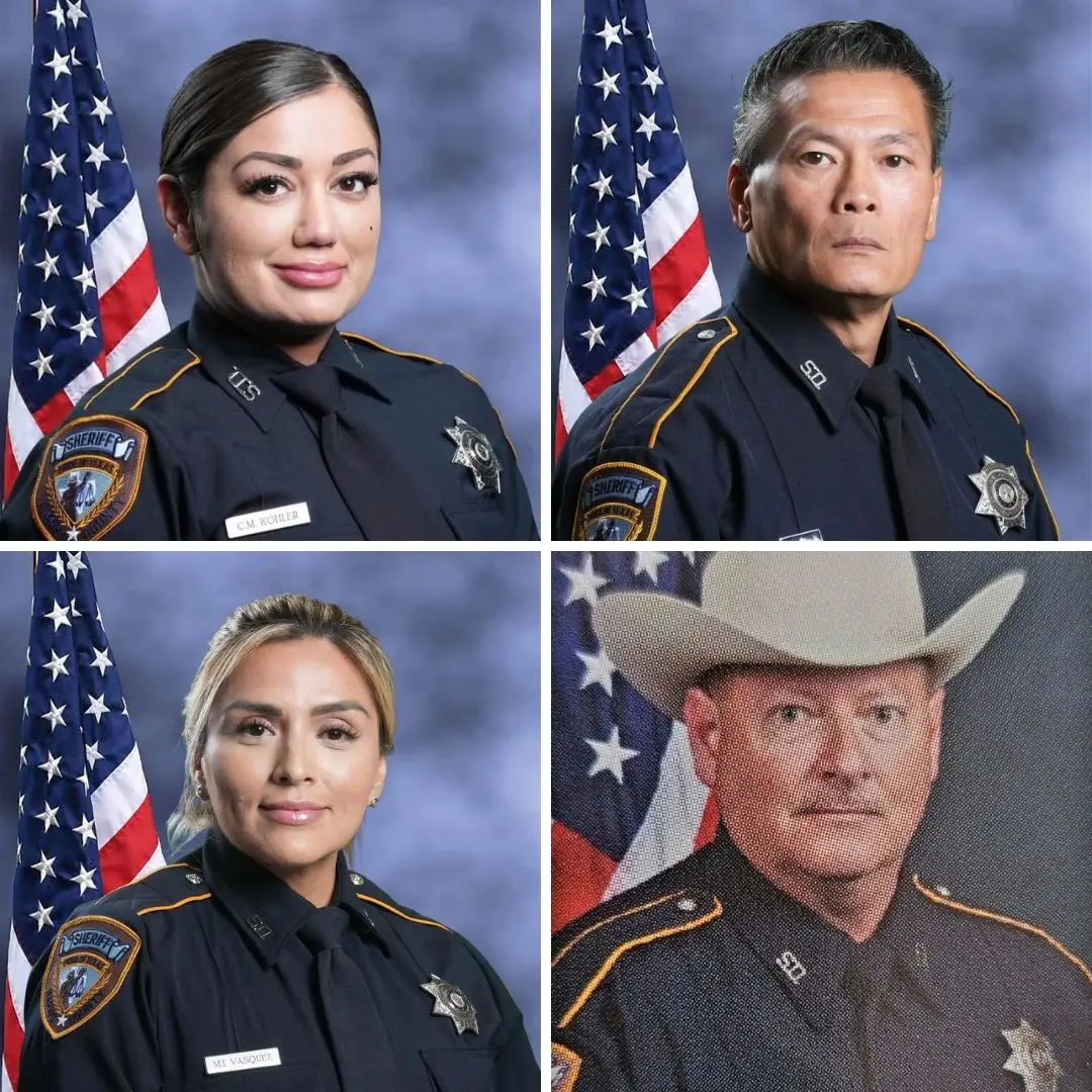 Former Harris County deputies Christina Kohler (top left), Long Nguyen (top right), Maria Vasquez (bottom left), William Bozeman (bottom right)(Harris County Sheriff's Office)