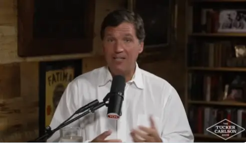 Tucker Carlson claims he is being framed by the CIA (X/@tuckercarlson)