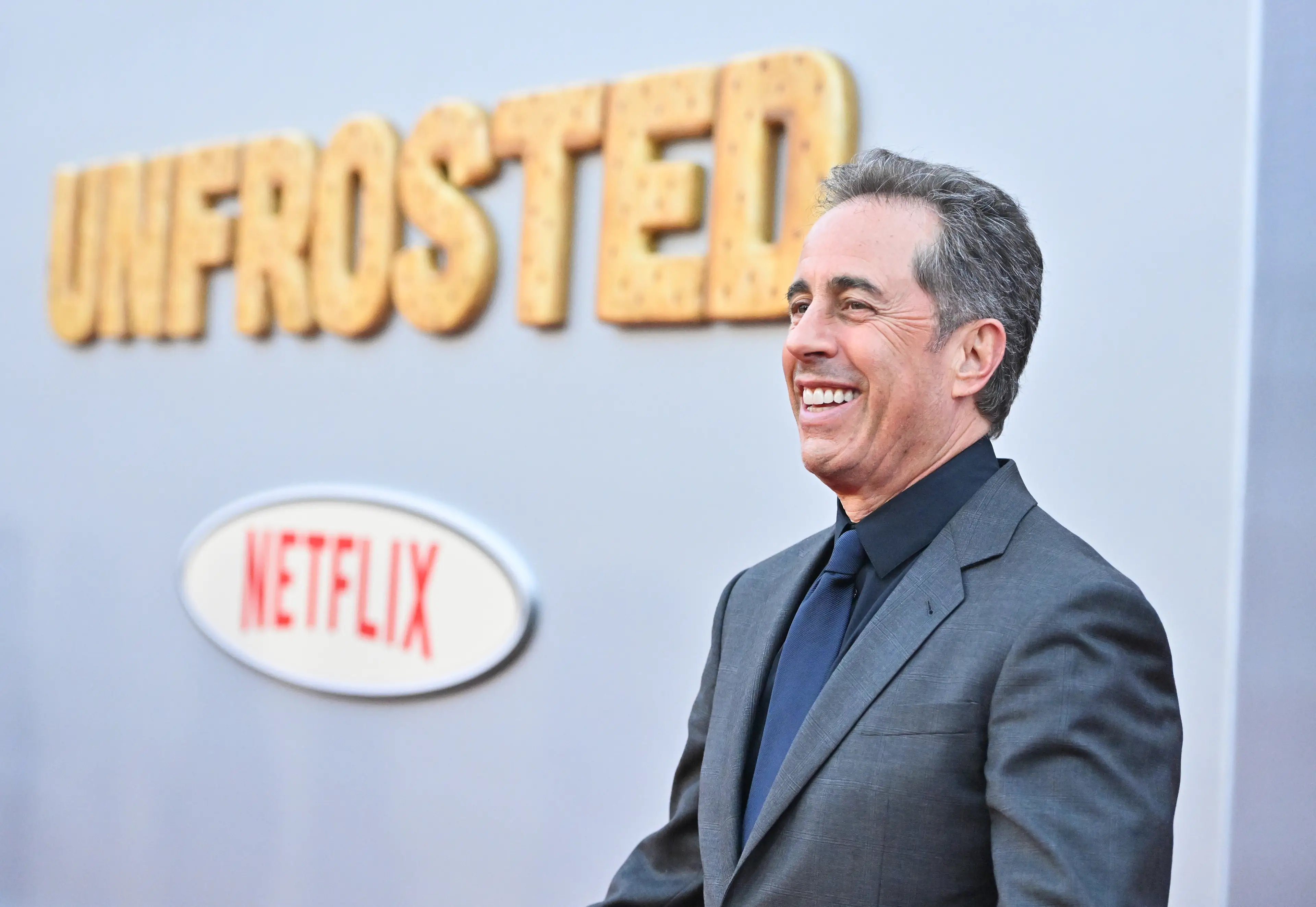Jerry Seinfeld at the premiere of Netflix's Unfrosted last month (Charley Gallay/Getty Images for Netflix)