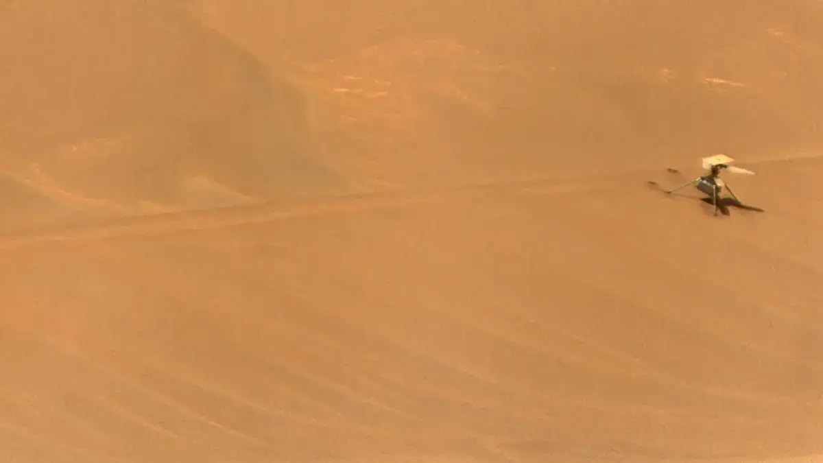 Ingenuity explored Mars for just under three years (NASA)