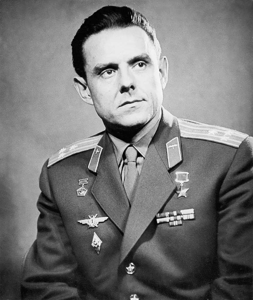 Vladimir Mikhaylovich Komarov 'fell from space' on 23 April 1967 (Photo by ullstein bild/ullstein bild via Getty Images)