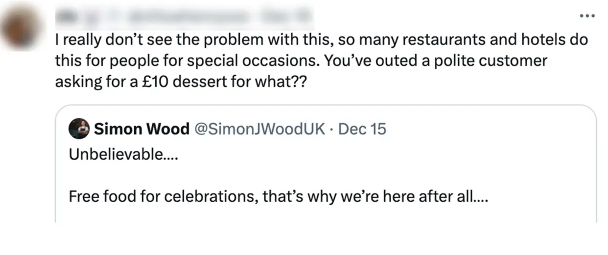 Wood has been criticized for sharing the post.