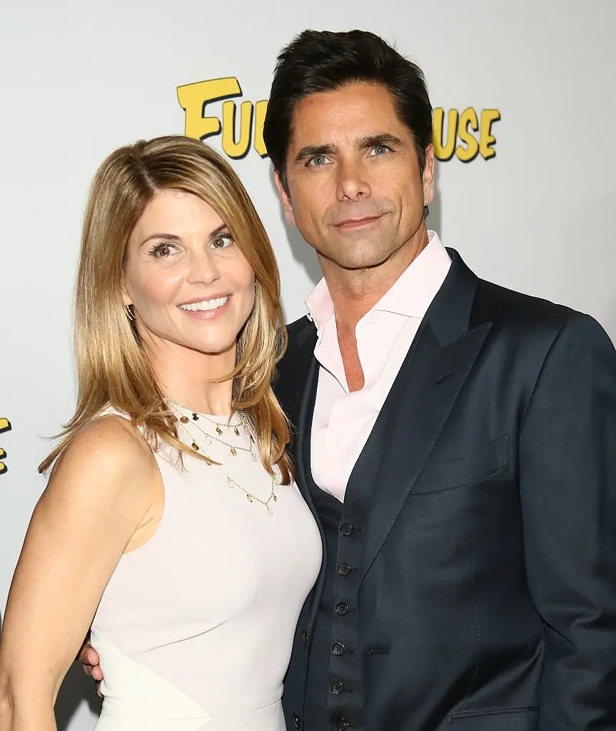 Loughlin and Stamos during the 2016 premiere of Fuller House (JB Lacroix/WireImage)