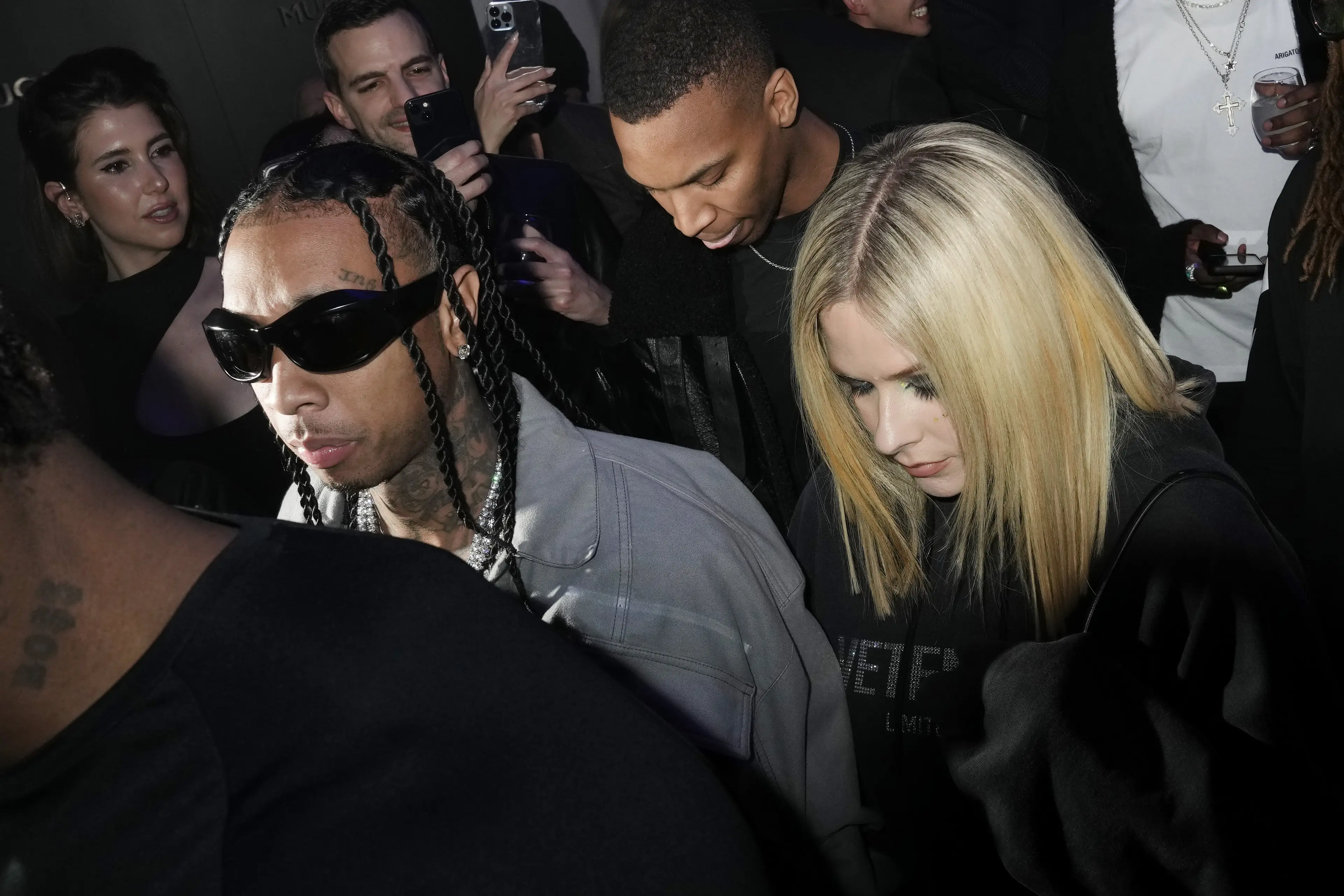 Avril Lavigne and Tyga were spotted kissing in Paris.