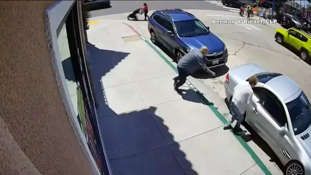 The elderly man suffered serious injuries from the fall (CBS 8 San Diego) 