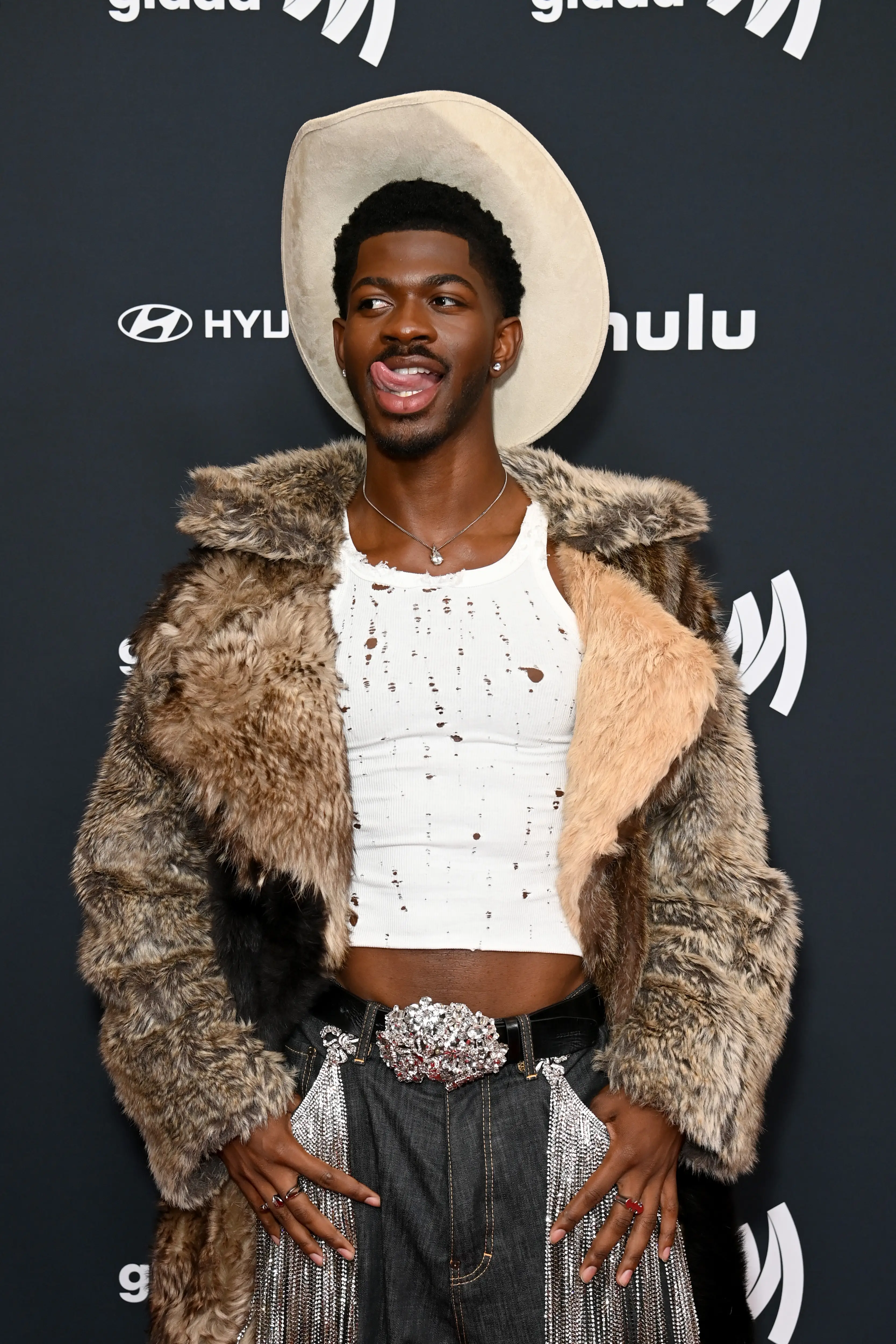 The rapper has been detained (Jon Kopaloff/Getty Images for GLAAD)