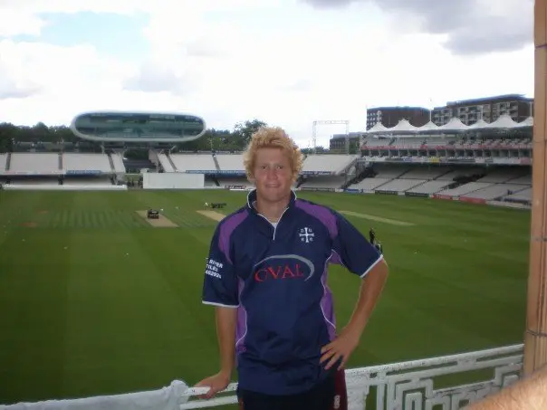 Patrick Foster's cricketing career came to an abrupt end (Supplied/Patrick Foster)