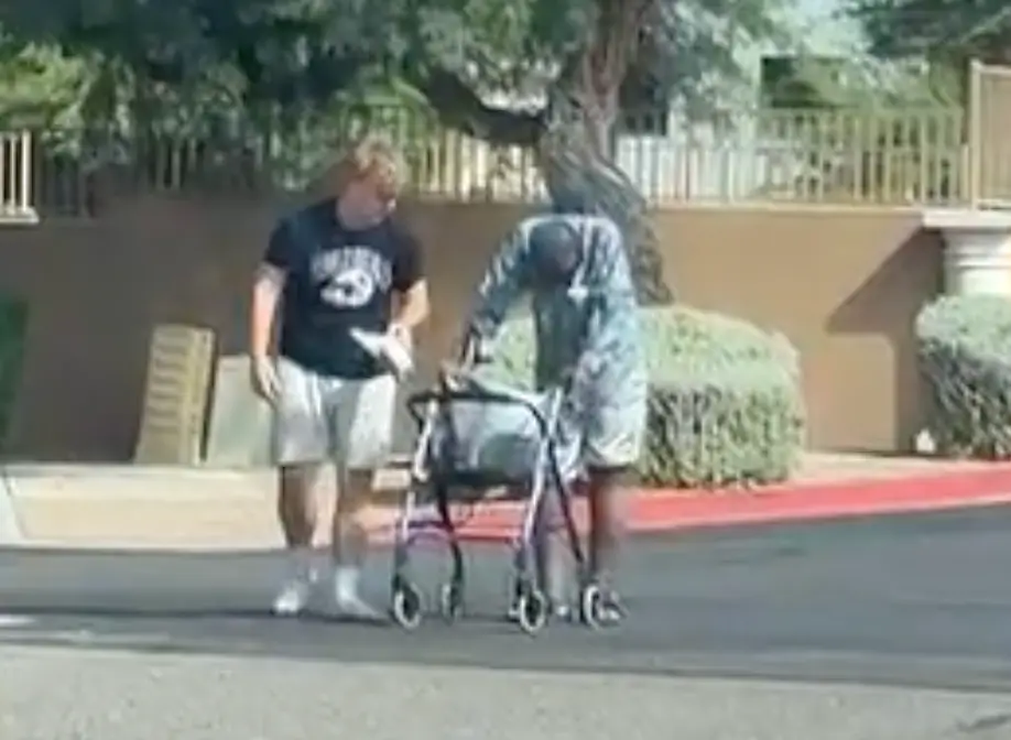 Jordan Hope, 18, gave his slides to an elderly man he encountered in a Walgreens parking lot in Maricopa, Arizona. (AZ Family)