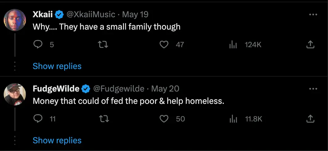 People online had some things to say.