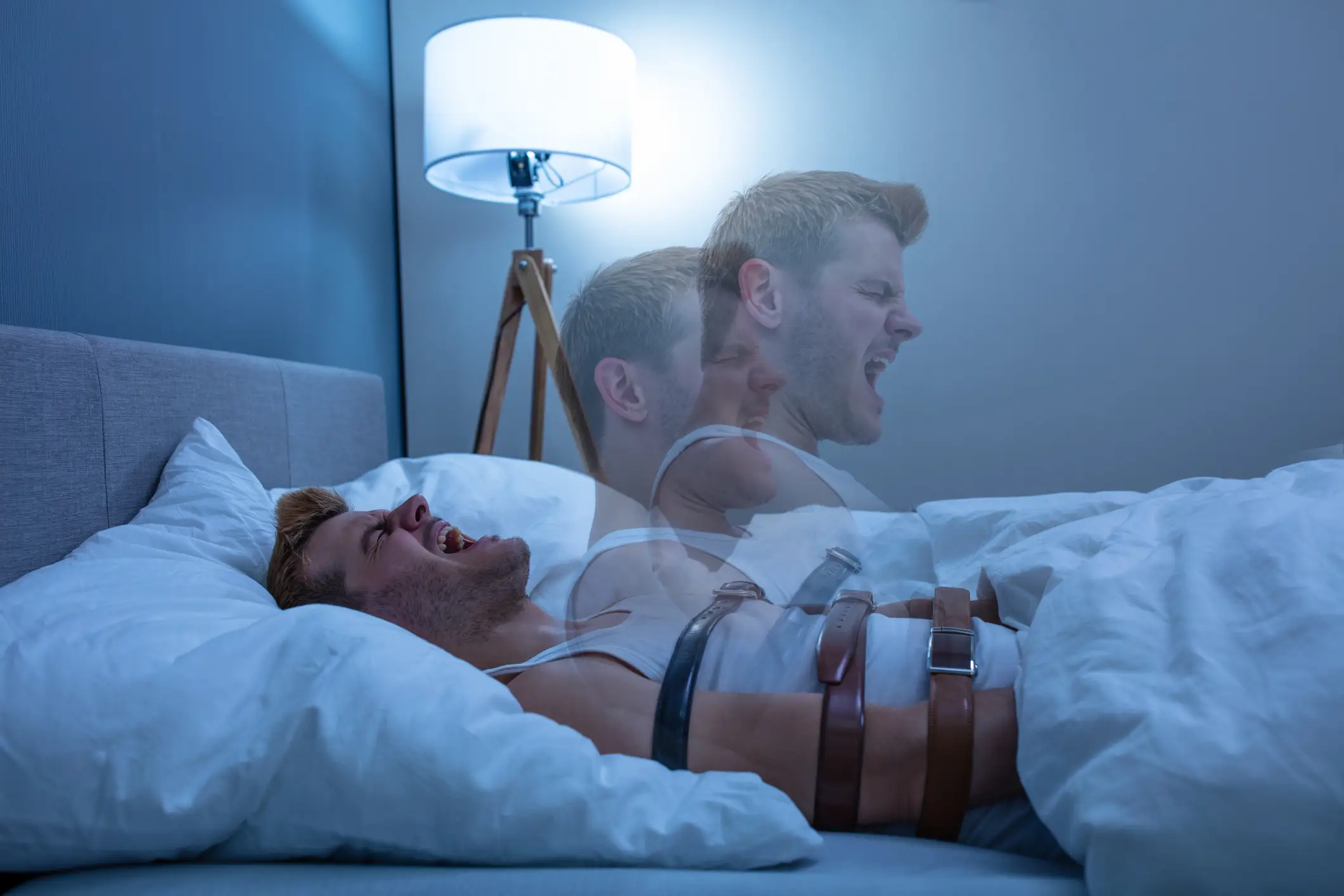A depiction of what sleep paralysis can feel like (Getty Stock Image)