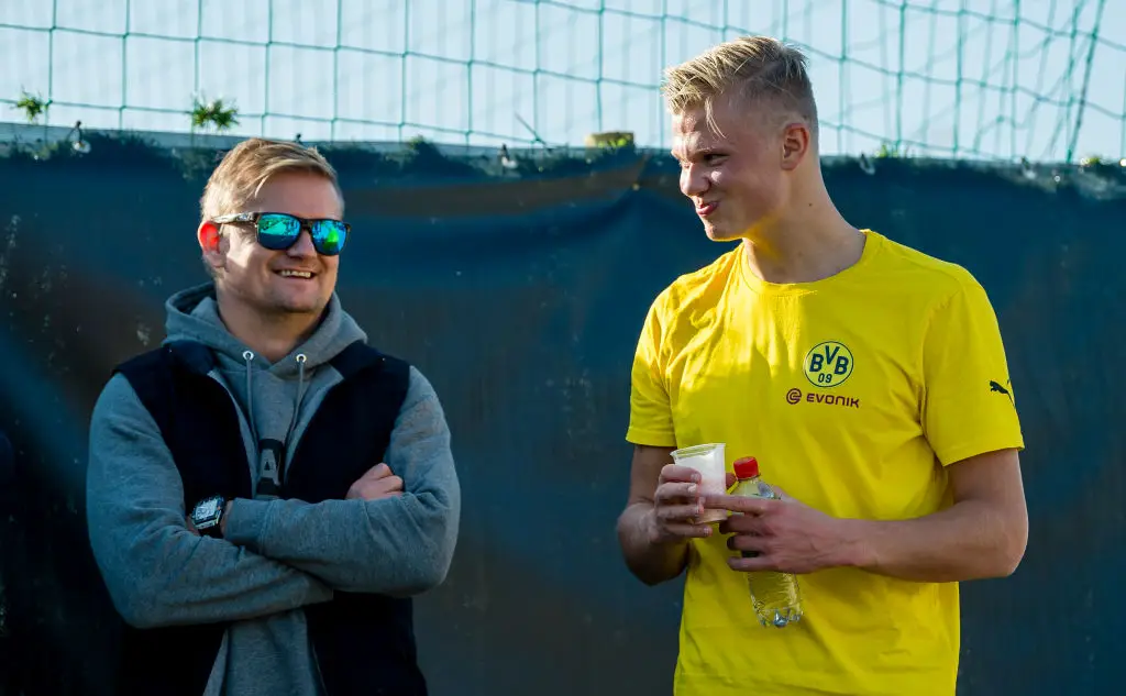 Alfie played for Nottingham Forest, Leeds United and Manchester City through the 1990s and 2000s, winning 34 caps for Norway as a defender and midfielder (Photo by Alexandre Simoes/Borussia Dortmund via Getty Images)