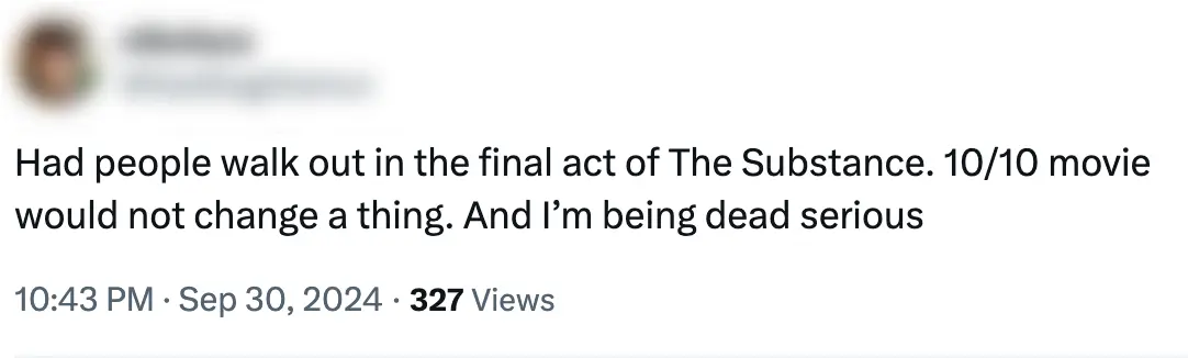 Many film fans couldn't make it through the full movie (X)