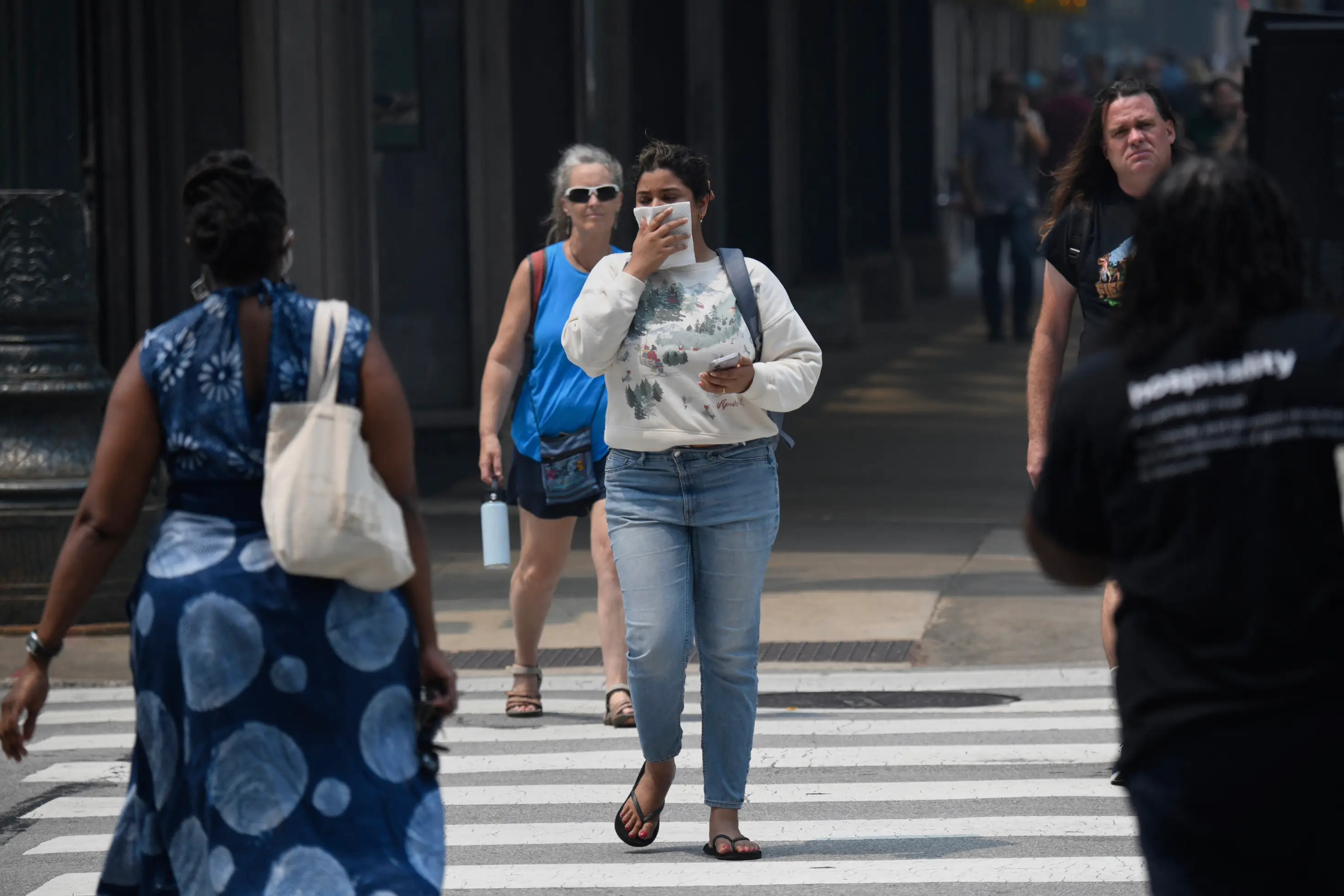People are being urged to take precautionary measures (Octavio Jones / AFP via Getty Images)